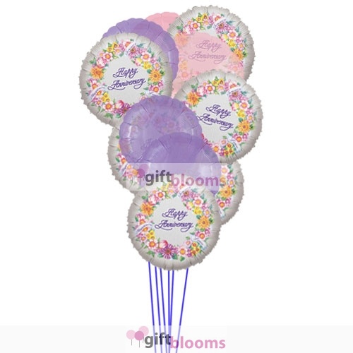 Cheerful anniversary balloons - [2158]